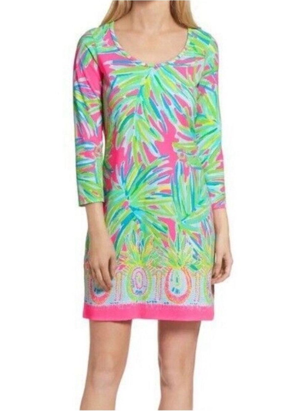 Lilly Pulitzer Beacon dress tiki pink, size M